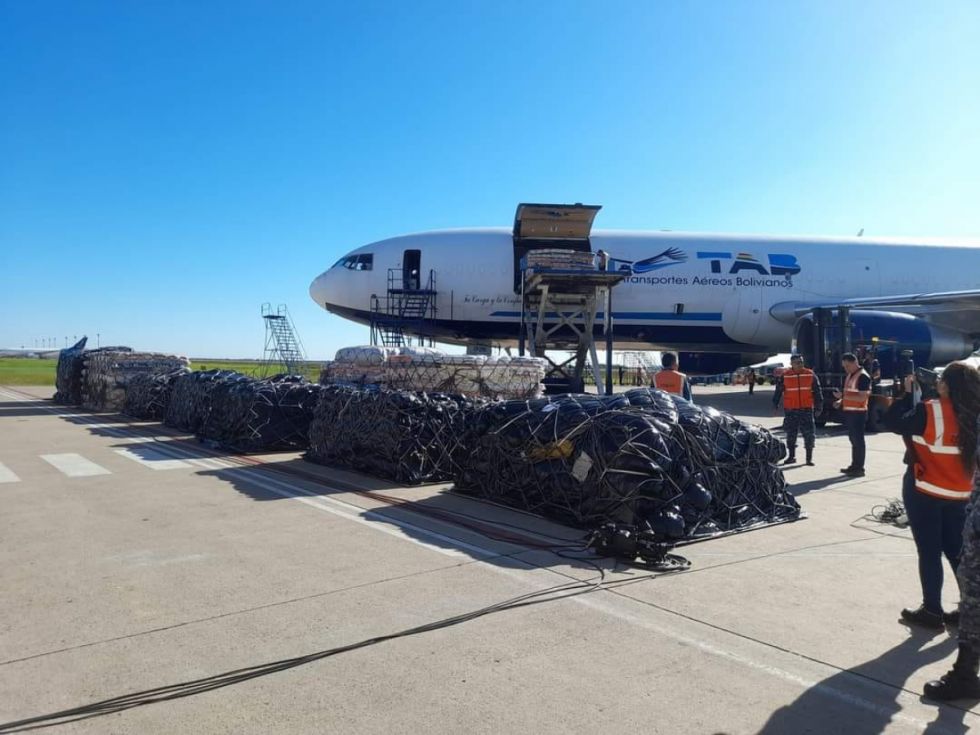 Bolivia envía 70 toneladas de ayuda humanitaria a Brasil