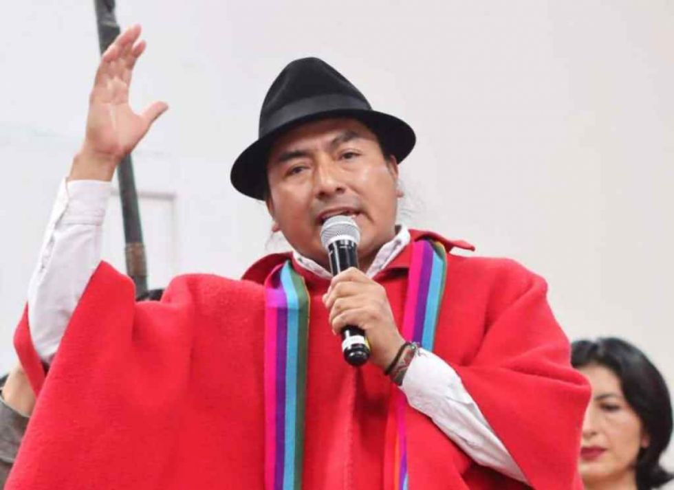 Ratifican a Leónidas Iza como precandidato en Ecuador