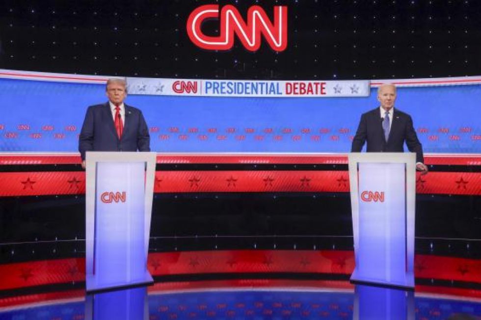Trump arrolla a un Biden confuso y torpe en su primer debate en la CNN