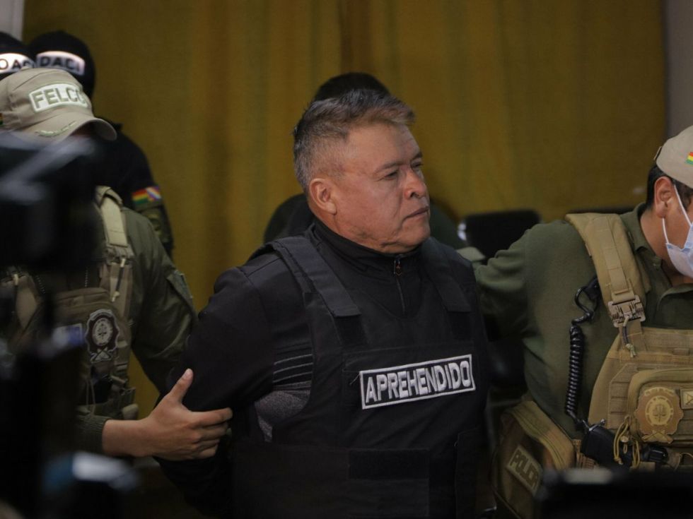 Revuelta militar: Zúñiga es enviado con detención preventiva a Chonchocoro
