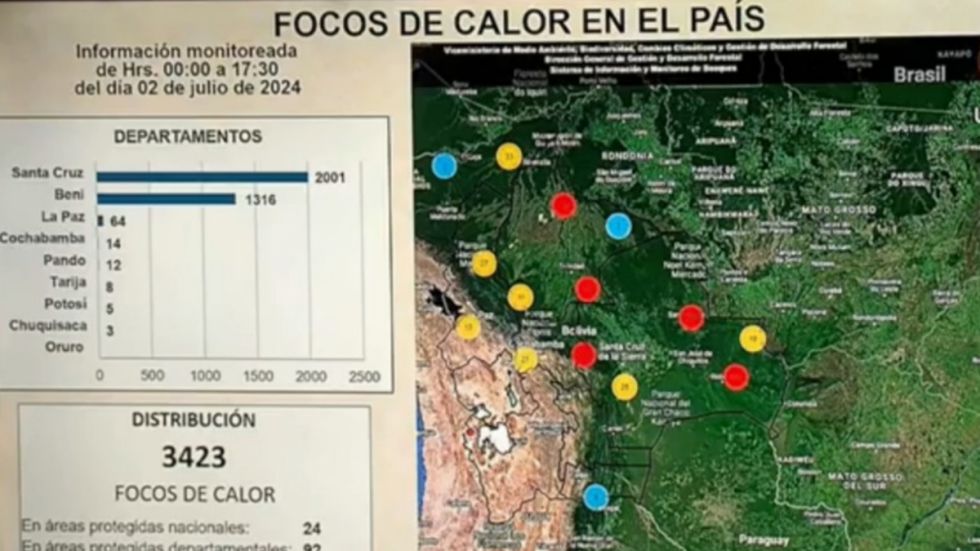 Se registra “incremento paulatino” de focos de calor en el territorio nacional 