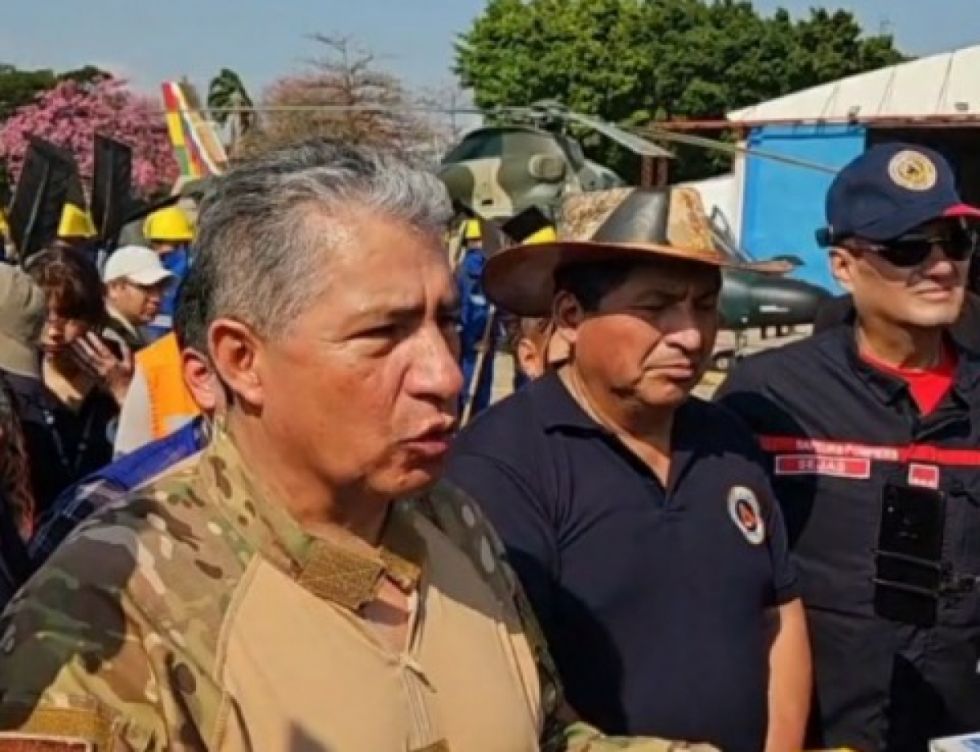 Combaten siete puntos de incendio en Bolivia