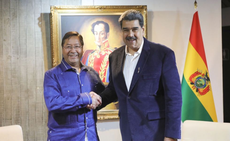 Maduro agradece a Luis Arce y ‘al pueblo de Bolivia’ por su respaldo