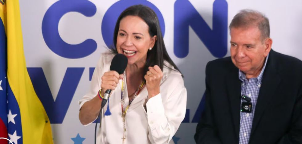 María Corina Machado: “Tenemos cómo probar la verdad. Tenemos el 73,20% de las actas”