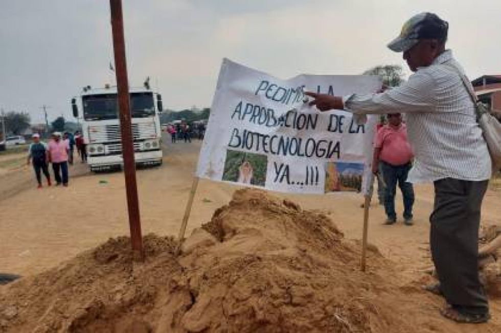 Por biotecnología, desde este viernes inician un bloqueo indefinido en la carretera Santa Cruz – Cochabamba