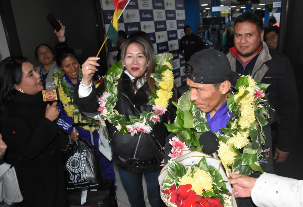 Garibay arriba a Bolivia y ya piensa en el mundial de atletismo de Tokio