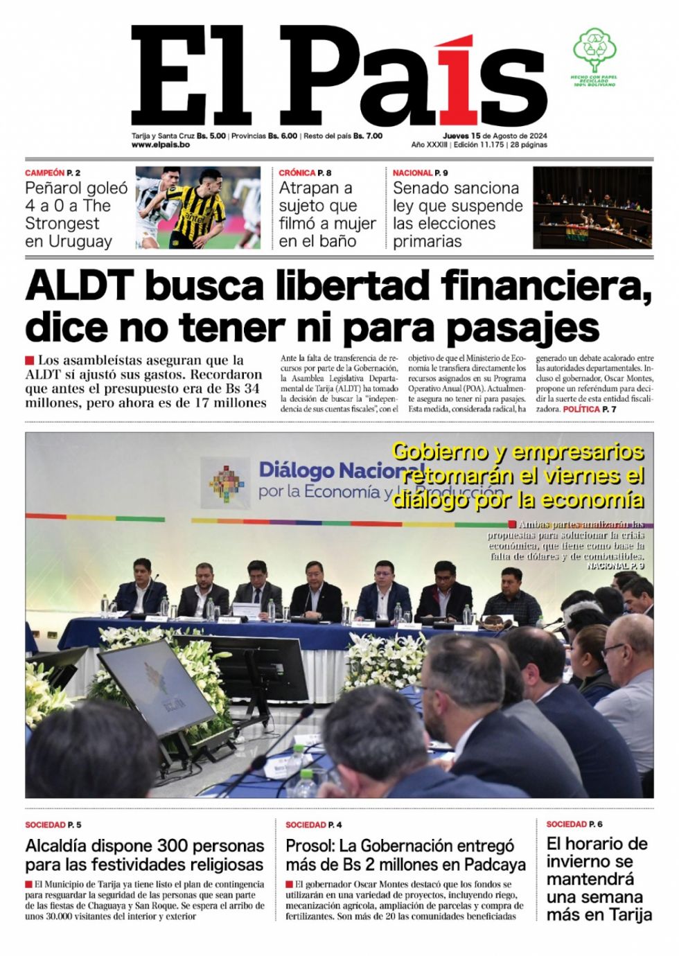 La "libertad" de la Asamblea, cuarto intermedio económica, la paliza al Tigre... Lee las imprescindibles