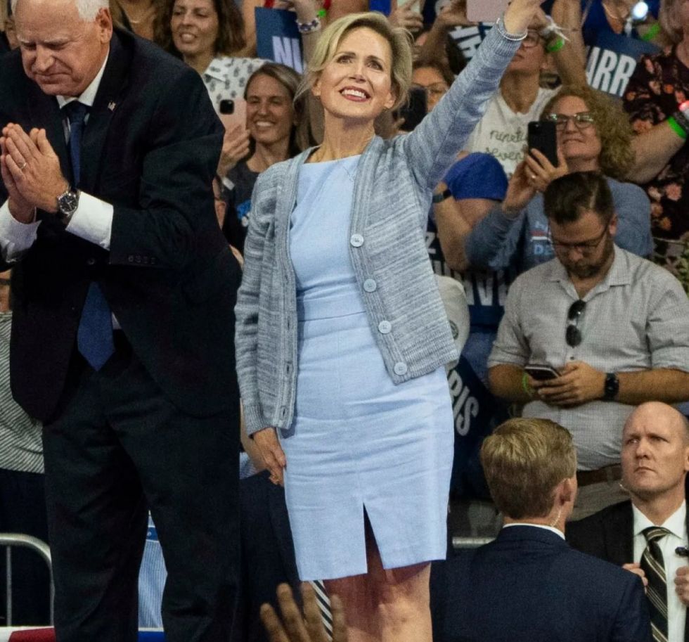 Gwen Walz, la esposa calmada y ultracompetente de Tim Walz