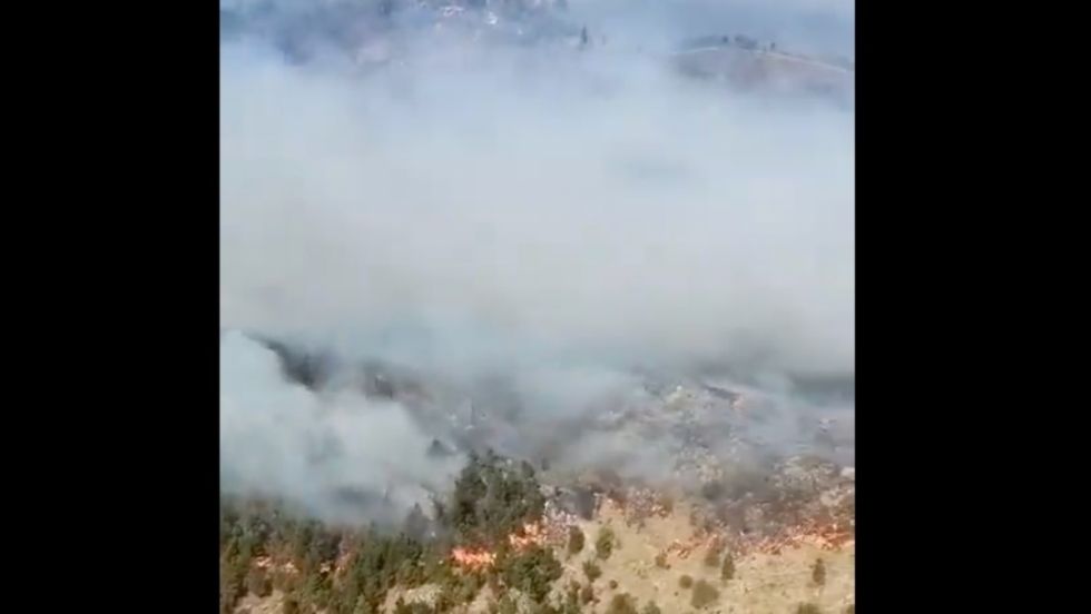 Argentina: Reportan incendio descontrolado