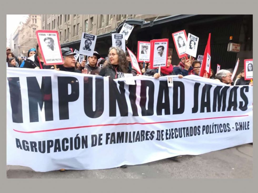 En Chile hubo marcha por las víctimas de Pinochet