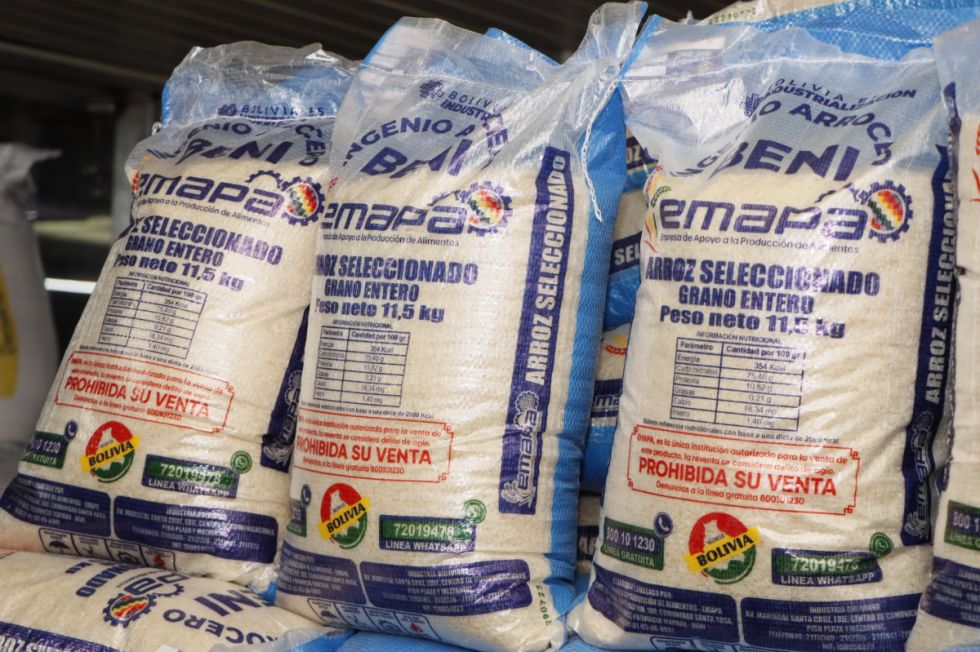 Precio del arroz se estabiliza y ventas en Emapa