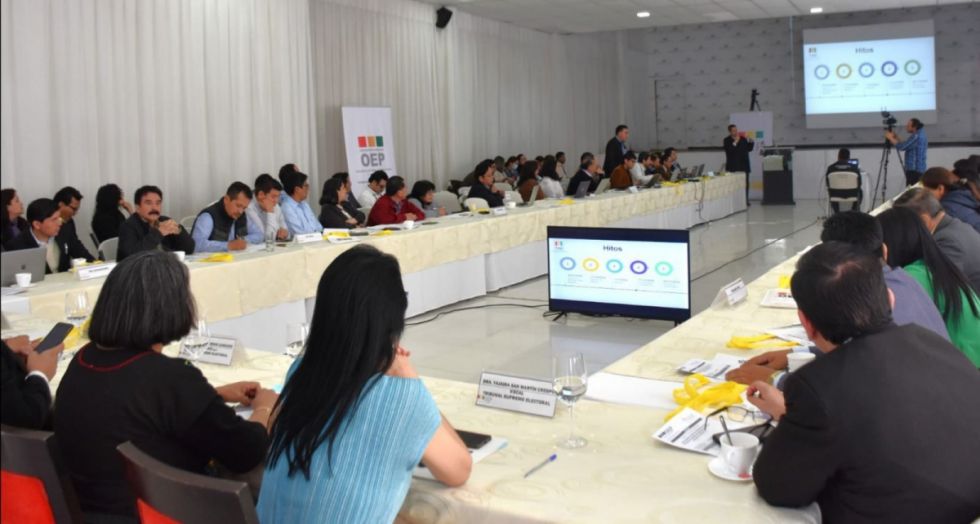 El TSE instala taller sobre las elecciones judiciales