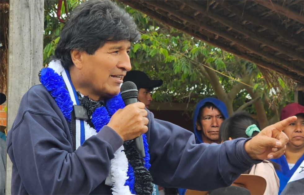 Evo ratifica marcha desde Caracollo y dice que no podrán eliminar al MAS ni su candidatura