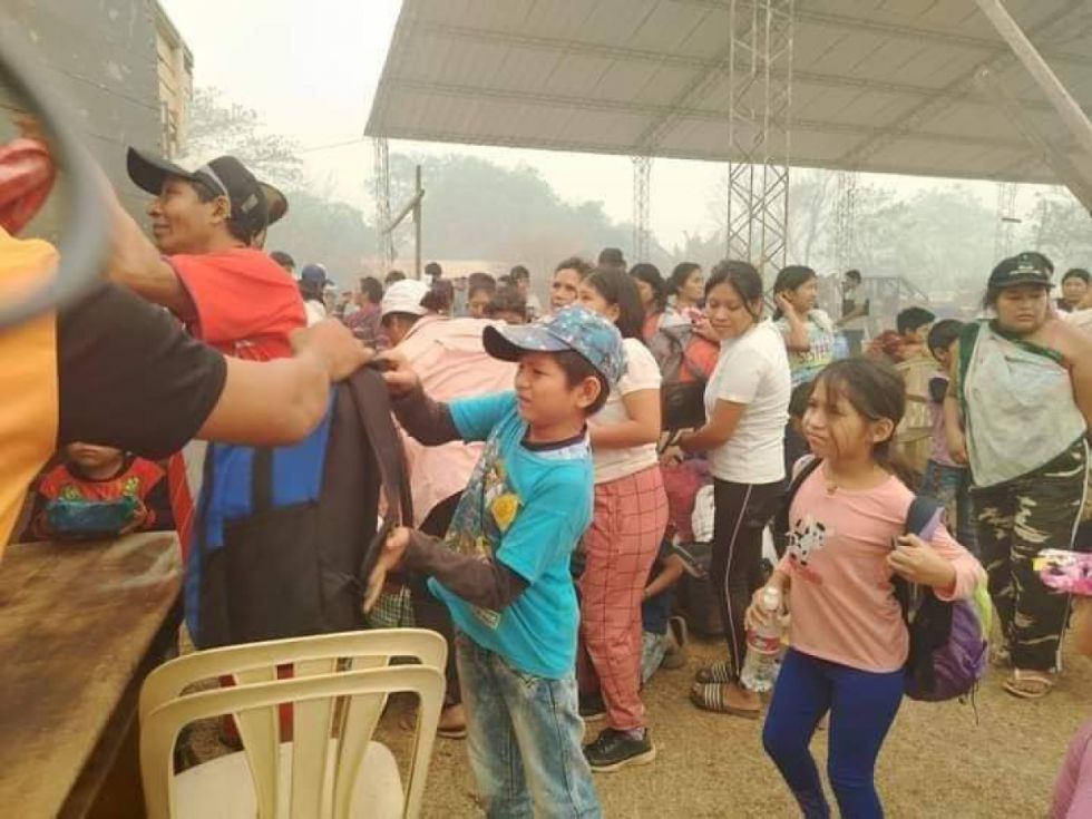 Comienzan a evacuar familias de comunidad Monte Verde ante la proximidad de las llamas, informa corregidora