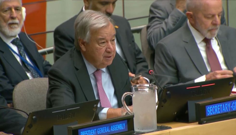 Guterres pide acción decisiva frente al cambio climático