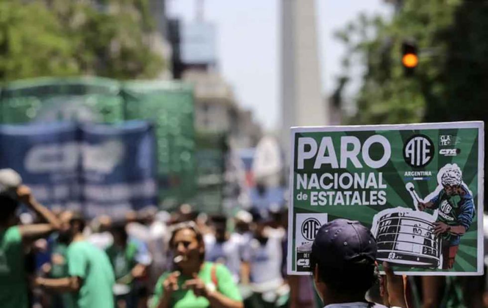 La ATE denunciará despidos y políticas de Milei