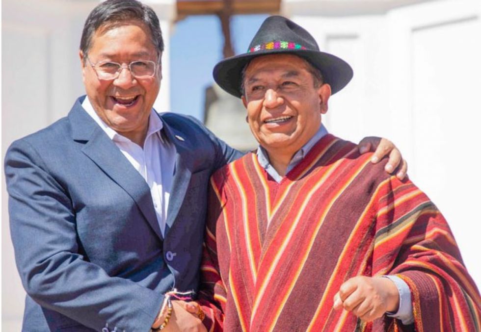 Arce cumple 61 años, Choquehuanca le pide seguir trabajando “pese a intentos desestabilizadores”