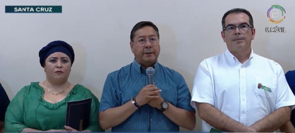 Arce exhorta a legisladores a aprobar créditos por $us 325 millones para atender incendios