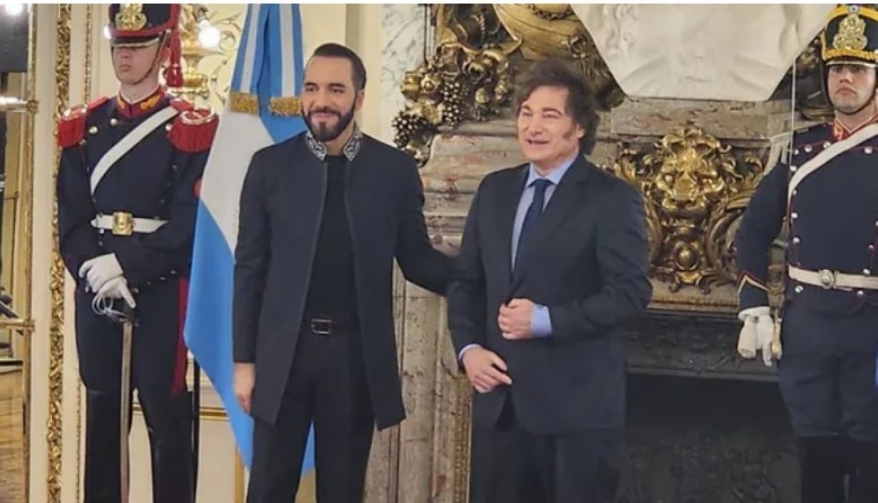 Milei y Bukele se reencuentran en Argentina