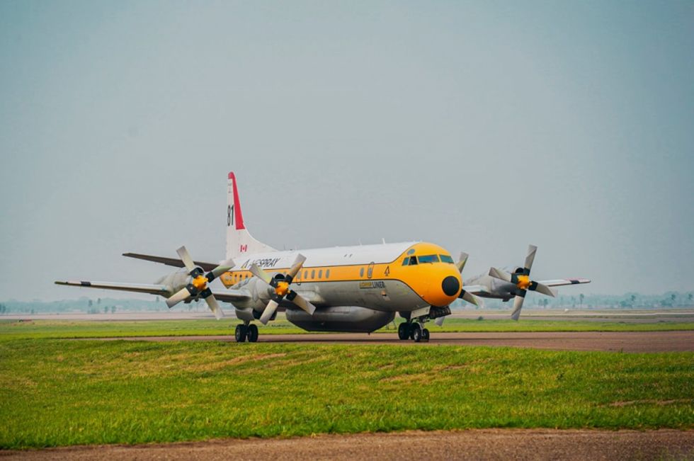 Llega un segundo Electra Tanker al país para sumarse a la lucha contra los incendios forestales