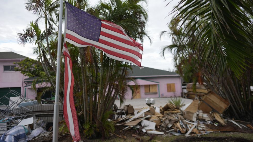 El huracán Milton toca tierra en Florida