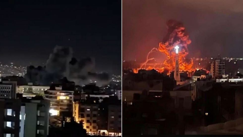 Israel lanza una oleada de ataques aéreos contra Beirut