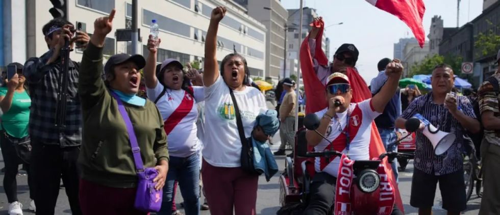 Jornada de protestas en Perú contra ola de extorsiones