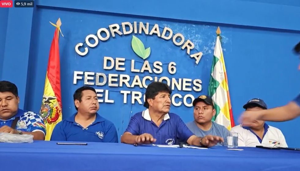 Morales pide considerar un cuarto intermedio e instalará una huelga de hambre