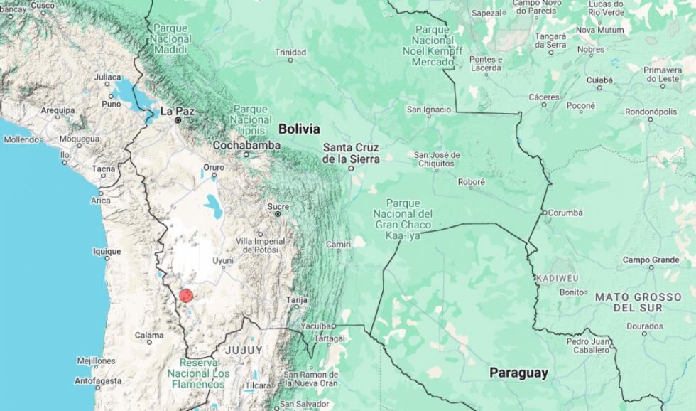 Registran sismo intermedio de magnitud 5 en Potosí