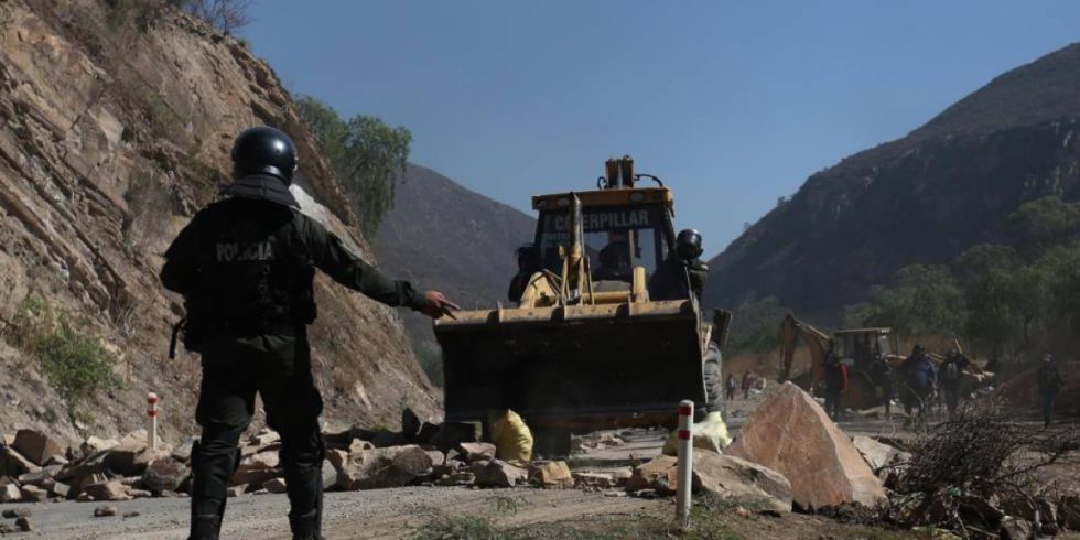 Desbloqueo en Parotani: retoman el control en la ruta al occidente