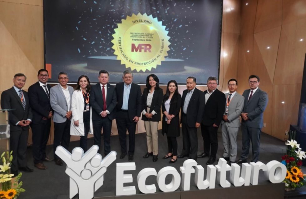 Ecofuturo recibe premio internacional por mejores prácticas de protección al cliente