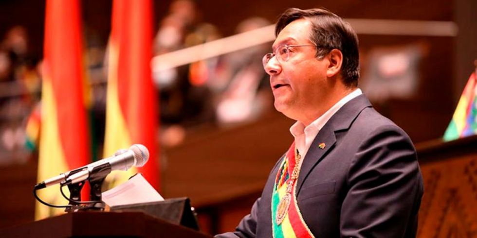 ALP convoca a sesión para recibir el informe de gestión de Luis Arce  