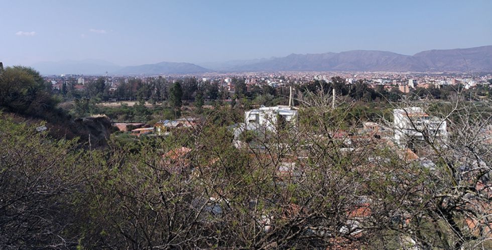 Vista interesante la ciudad de Tarija 