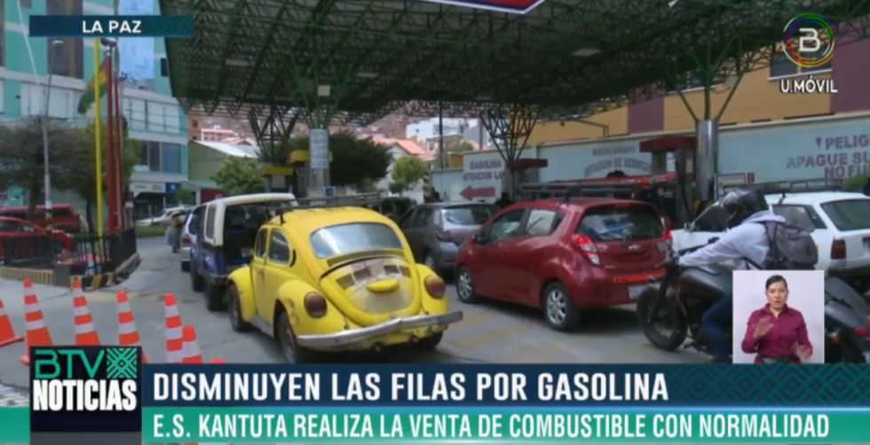 YPFB: Disminuyen las filas por combustibles