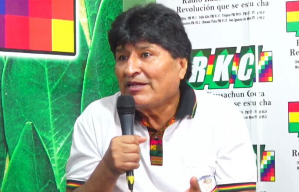Evo denuncia robo de la sigla del MAS y augura derrota electoral del arcismo 
