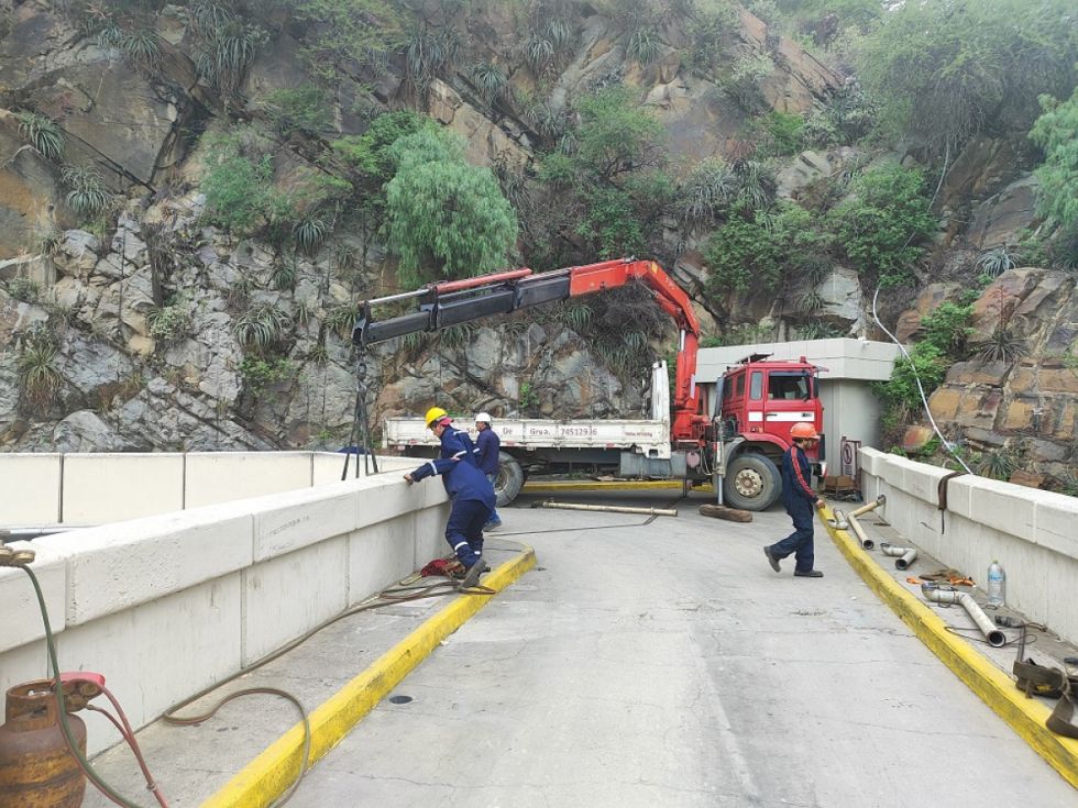 San Jacinto: Hacen arreglos en el sistema de colchonetas
