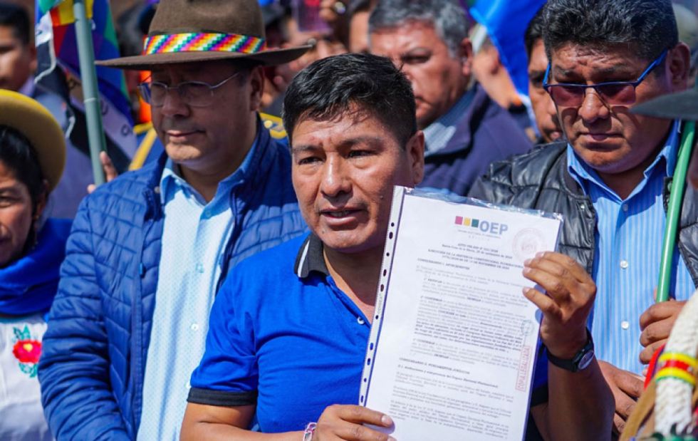 García a los radicales del MAS: “Los no tienen pendientes con la justicia, pueden volver”