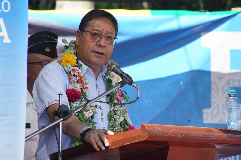 Arce: Bolivia necesita producir más, no bloqueos ni marchas