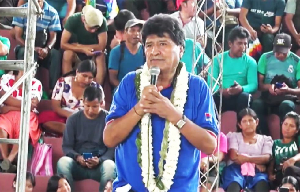 Evo reitera que no se presentará ante la Fiscalía de Tarija por caso de trata y tráfico