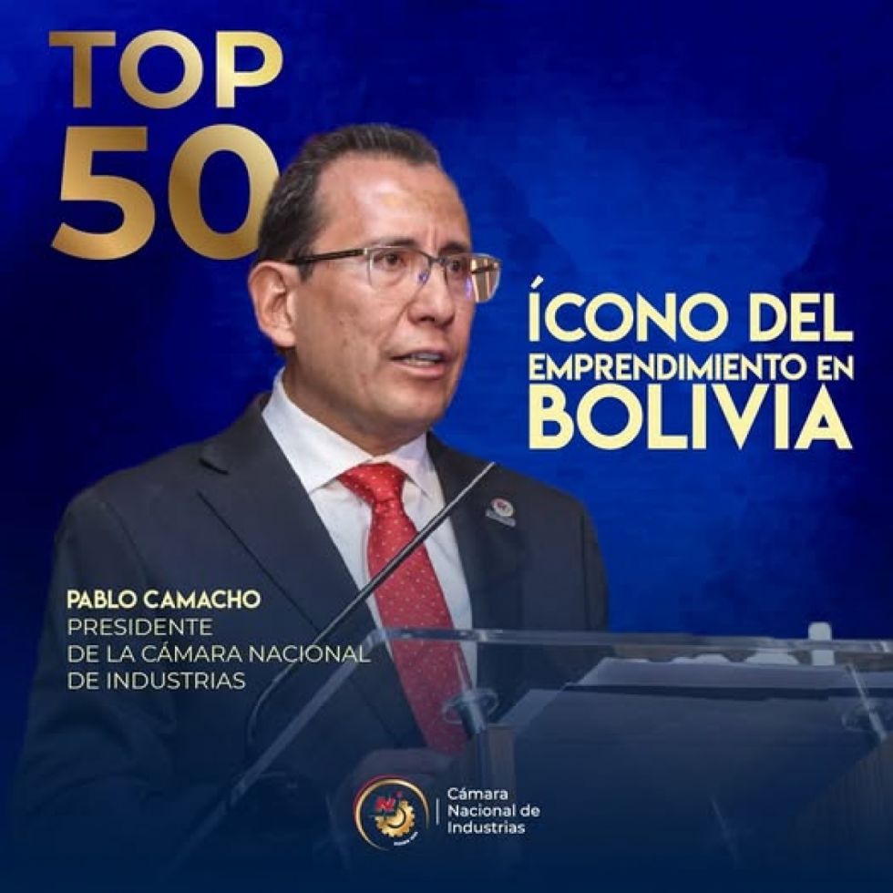 Presidente de la CNI es uno de los 50 íconos del emprendimiento en Bolivia