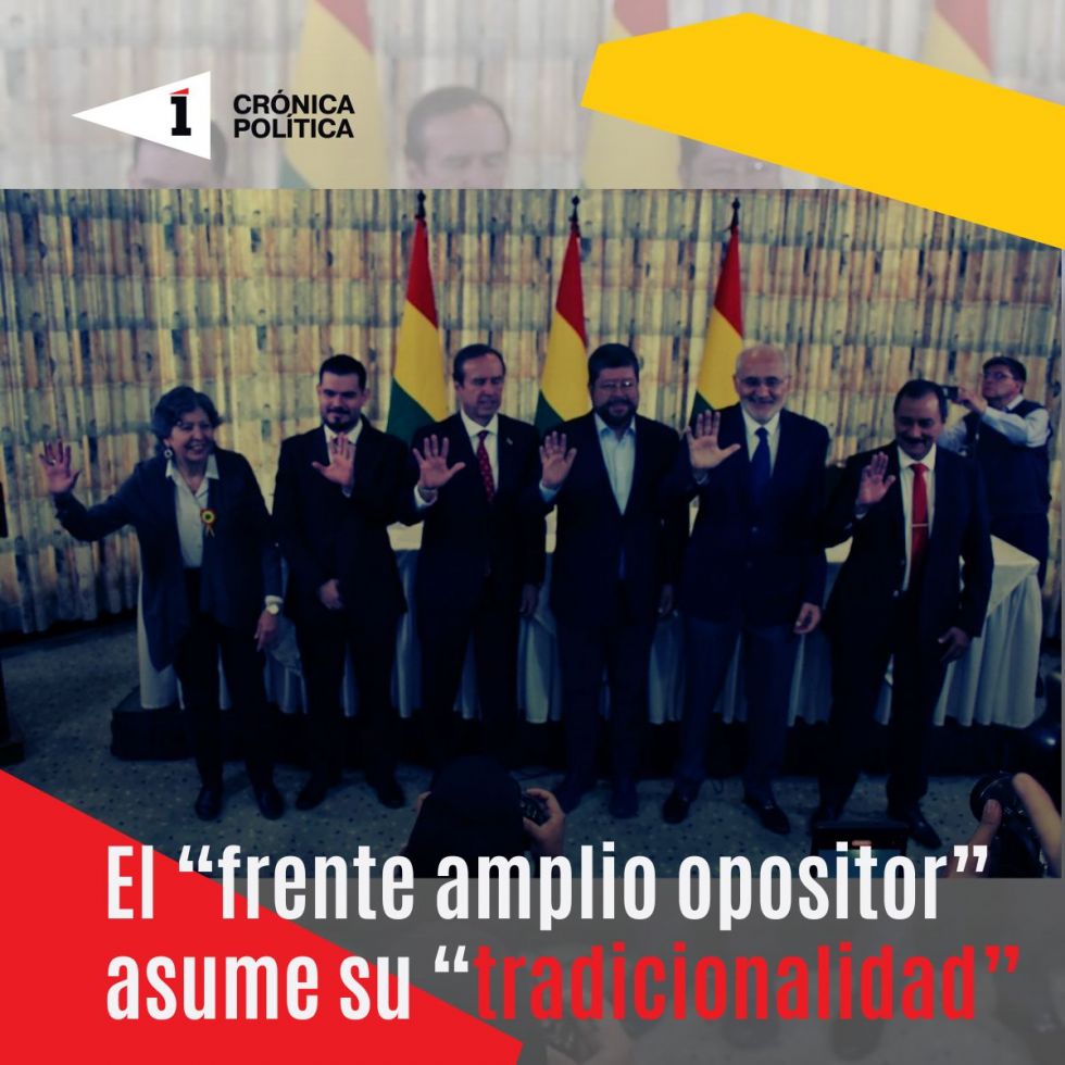 El “frente amplio” opositor asume su “tradicionalidad”