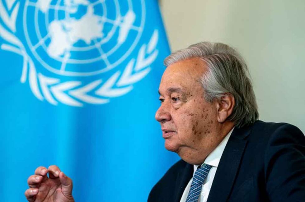 Antonio Guterres pide una paz duradera en Gaza