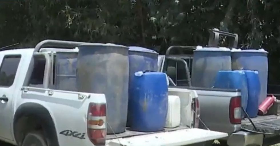 Intervienen un domicilio donde se acopiaban más de 2.000 litros de gasolina de forma ilegal