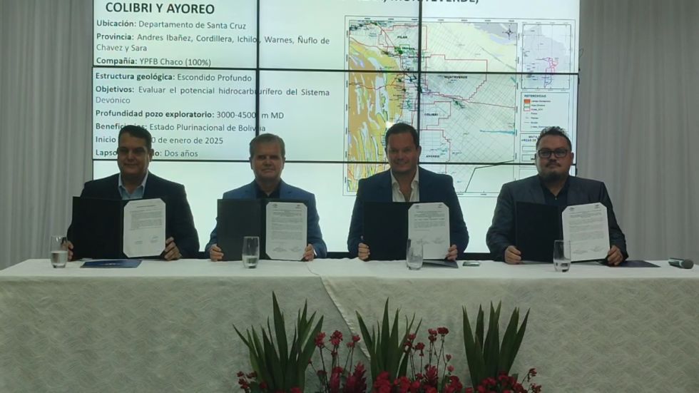 Firman acuerdos para evaluar potencial hidrocarburífero