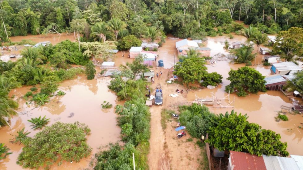 Intensas lluvias causan estragos en 1.453 comunidades