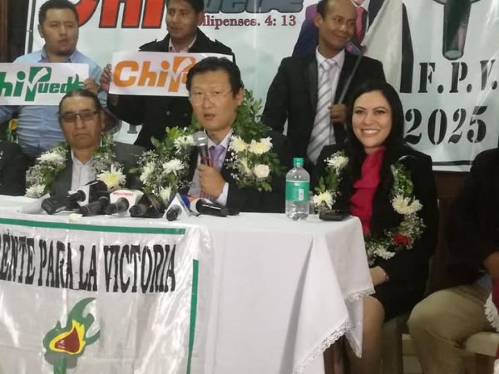 Frente para la Victoria, el partido que antes se alió a Chi y ahora está con Evo 