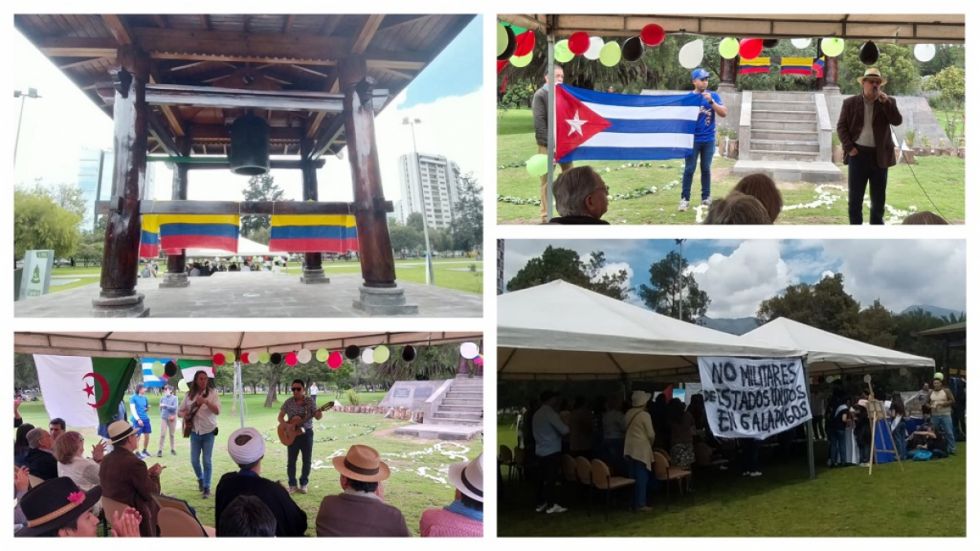 Ecuador por la paz y contra las bases militares