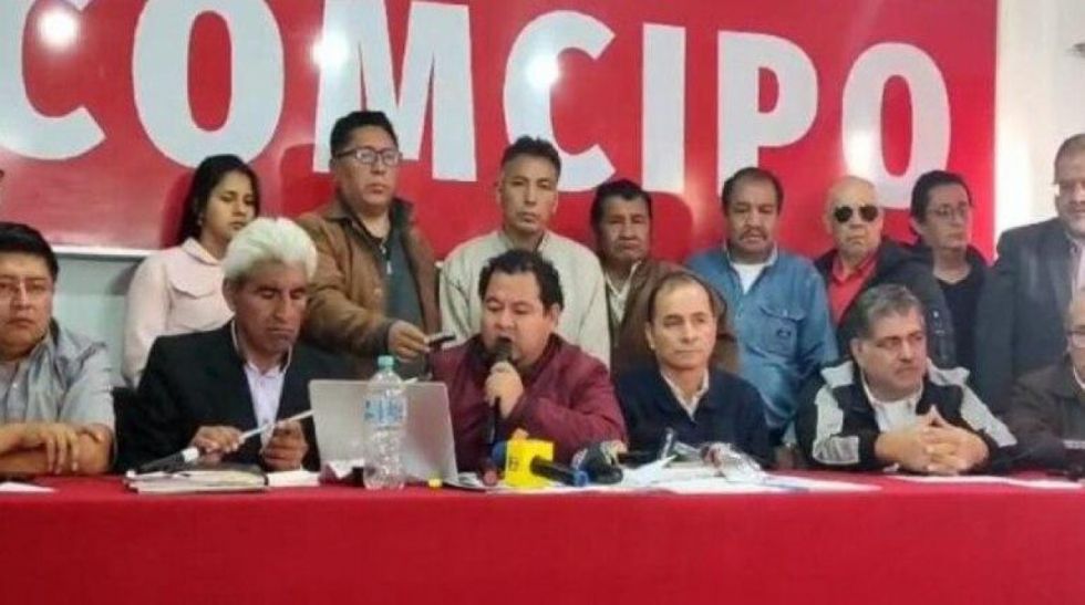 Comité Multisectorial marchará desde Patacamaya a La Paz contra el decomiso