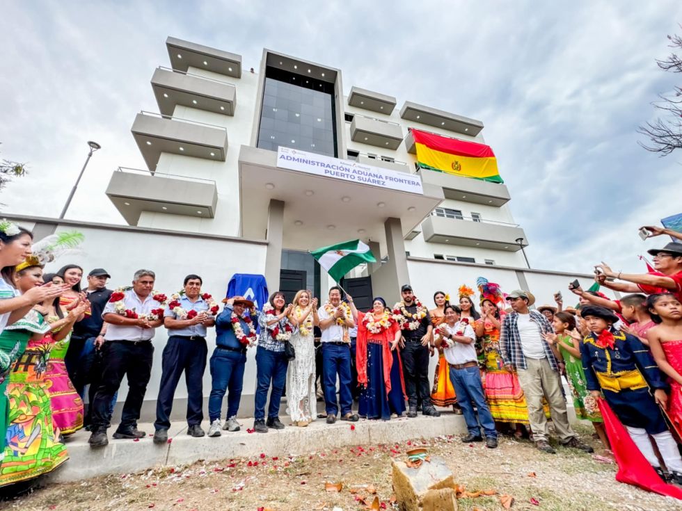 Puerto Suárez: Aduana inaugura infraestructura
