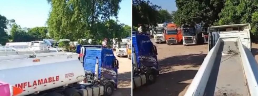 Transporte pesado boliviano denuncia que hay 2 mil cisternas en el exterior sin poder cargar combustible por falta de pago